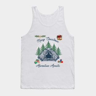 Christmas Adventure camping Tank Top